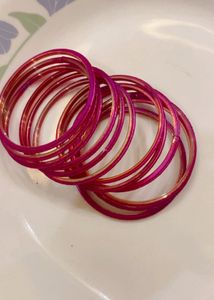 Vibrant Magenta Bangles