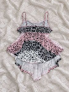 Leopard Print Spaghetti Strap top