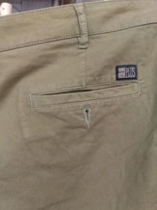 Men Trouser Jeans Size 36 Waist Color Olive Green