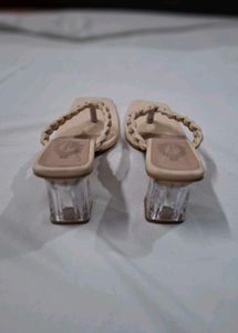 Chic Braided Square Toe Heels