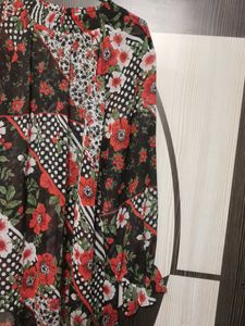 Chic Floral Patchwork Blouse