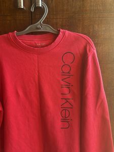 Calvin Klein Red Crew Neck Top