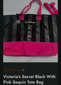 Victoria's Secret Pink &amp; Black Tote