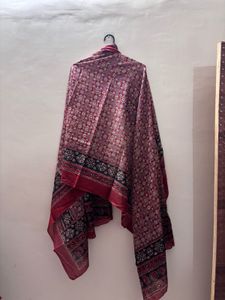 Elegant Maroon Printed Kurta Set with Dupatta