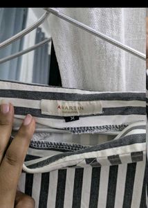 Mini Skirt Striped Women's