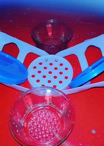 Angel 2 Bowl With Lid And Carrier