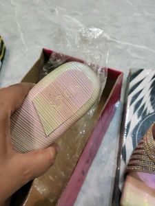 Sparkling Wedge Sandals