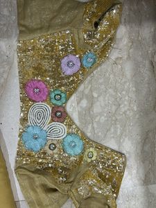 party wear sequins saree