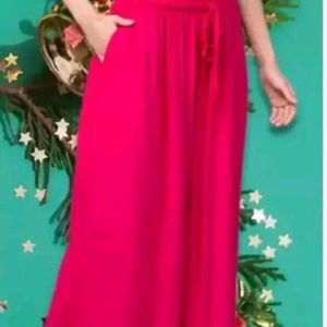 Vibrant Pink Palazzo Pants