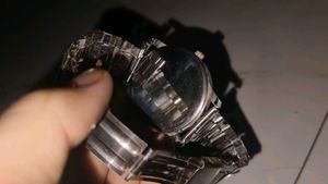 Stylish Men's Watch with Graphic Dial