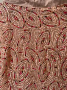 Designer Embellished Lehenga Skirt blouse nd duptt