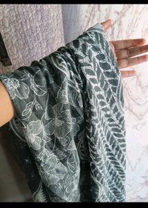 Green Floral Kurta set