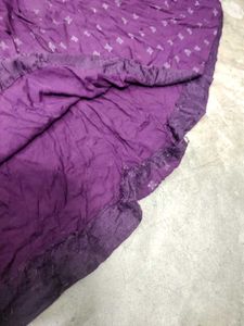 Purple Embroidered Kurta