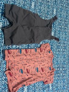 Combo -2 Rompers+ Mustard SeedsPillow For New Born