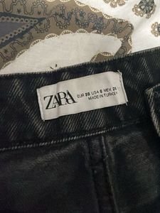 Ripped Black Zara Jeans