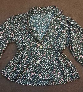 Floral Print Blazer - Forever 21