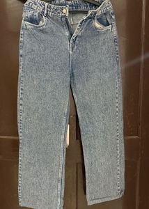 Wide Leg Denim Jeans