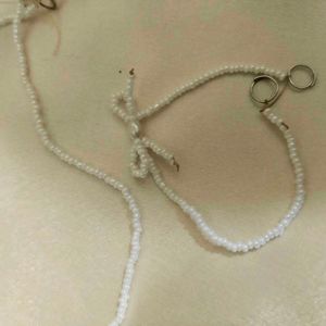 Cute necklace with Bow Charm whole set + fre