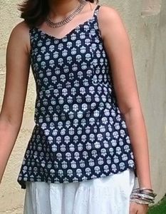 Printed short kurti