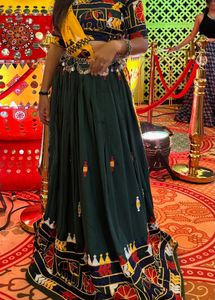 Yellow&amp;green Chaniya Choli