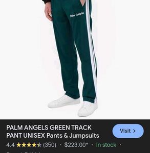 PALM ANGELS Unisex Track Pant/Trouser
