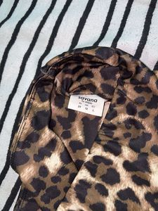 Leopard Print Mini Skirt