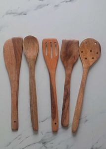 Wooden Kitchen Utensil Set