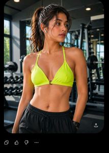 Vibrant Green Sports Bra