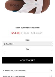 Roan Sommerville Leather Sandals