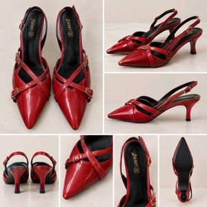 Stylish Red Patent Heels