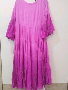 Pink Cotton Kurti