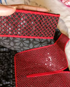 Brand new designer Black kurti With Sequins.