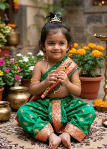 Adorable Krishna Costume for Kids