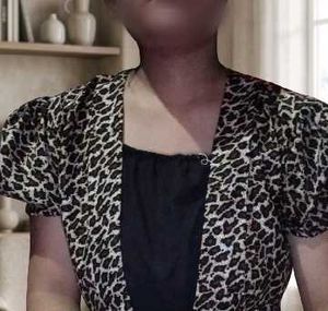 Leopard Print Midi Dress