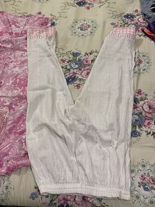 Pink Floral Print Kurta