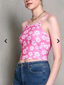 Vibrant Floral Print Tank Top