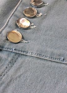 Blue High-Waisted Jeans