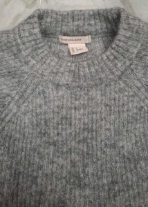 Cozy Gray Pullover Sweater