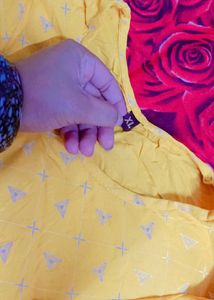 Yellow Kurti For Women