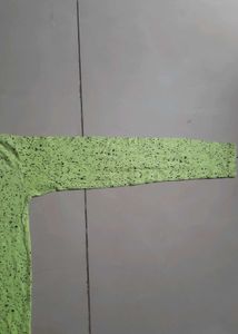 Lime Green Distressed Long Sleeve t shirt