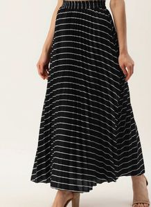 Women Striped Pleated Skirt(CLEARING MY STOCK)