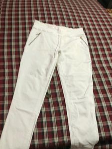 High Waist White Jeans 28 SiZe