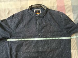DARK BLUE MEN'S SHIRT