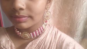 Elegant Kundan &amp; Pearl Choker Set