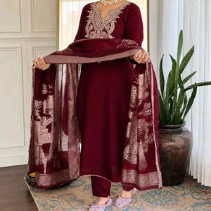 Brand New Embroidered Kurta Set with Dupatta