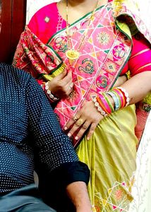 Pastel Multicolour Embroidered Saree