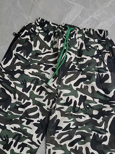 animal print track pants with back pocket