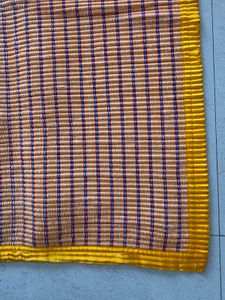 Antique Reversible Mat with Yellow Border