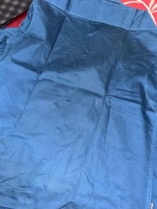 Mufti Blue Men's Casual Shirt