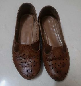 brown leather